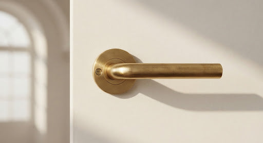 Bespoke Brass Entry Lever