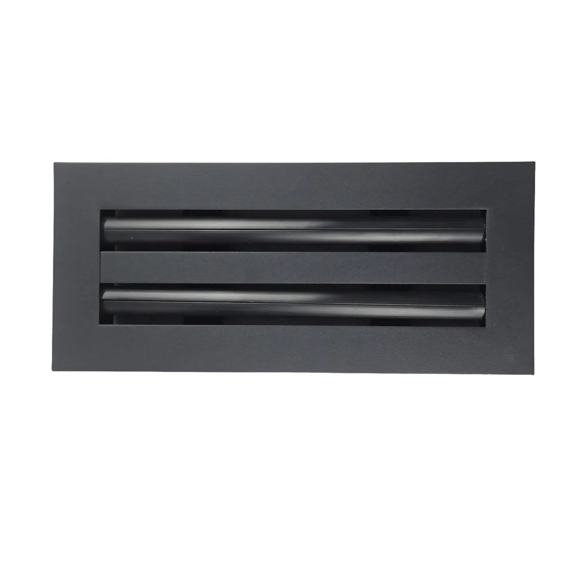 4x14 Premium Aluminum Modern Vent Cover 2 Slot Black Luxury Clean Look