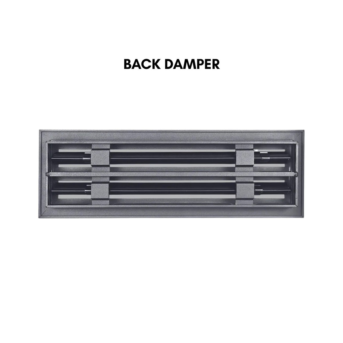 4x14 Premium Aluminum Modern Vent Cover 2 Slot Black Luxury Clean Look