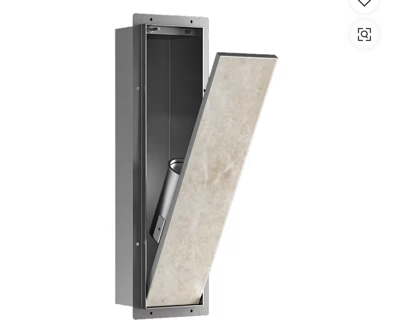 Recessed Tile-In Toilet Paper Holder