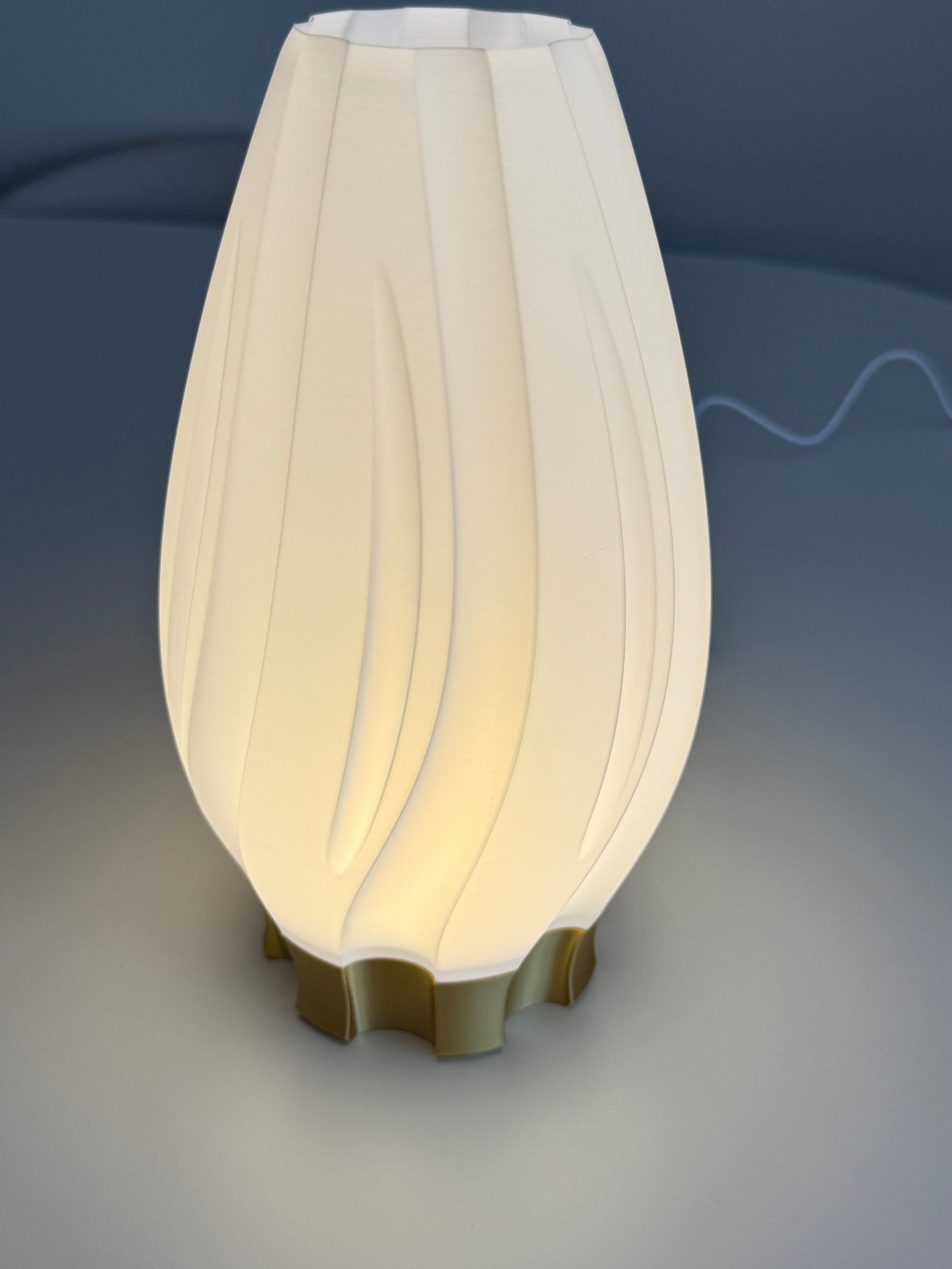 Decorative Table Lamp - Detail of lampshade texture