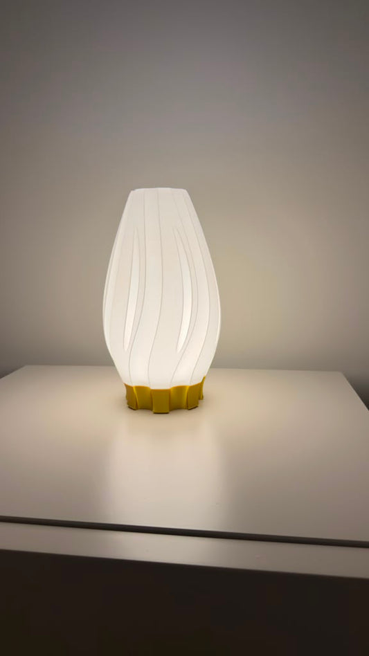 Decorative Table Lamp - Gold finish front view
