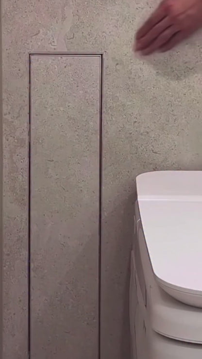 Recessed Tile-In Toilet Brush